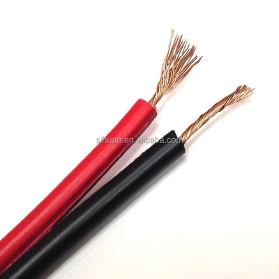 Home Theater 12 Gauge Stranded Wire Vermelho e Preto PVC Jacket Speaker Cable para Sistema de Áudio