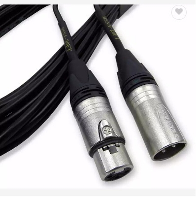 24AWG PVC Isolamento XLR DMX Cabos para Micrófonos, Estações de Rádio e Sistemas de Alto-falantes