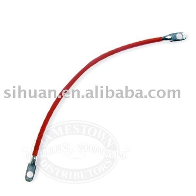 5/16 'Lug Terminals 12 polegadas Bateria de cobre em lata Inverter Cable para Car Truck RV Solar