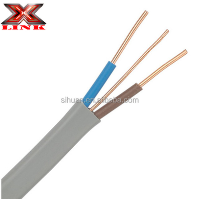 14AWG 16AWG 2.5mm 1.5mm 3 2 Core Stranded Copper Electric Cable com isolamento PVC