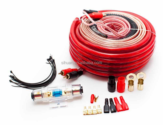 Kit de instalação de subwoofer de atualização de áudio de carro Cca KIT 8 Gauge