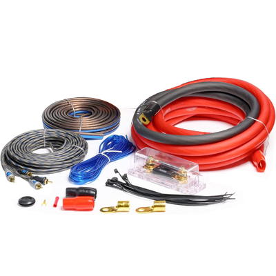 Kit de fiação do amplificador de carro de 4 gauges para instalação e desempenho aéreos