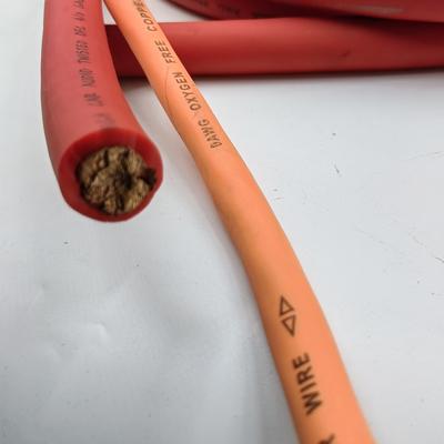 Cabo de alimentação de áudio de carro 1/0 AWG GA Gauge Flexível Jacket de PVC translúcido para o solo do carro