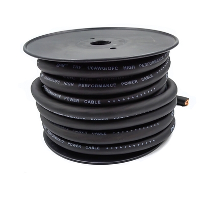 1/0 AWG Oversize Gauge 4/0 GA Car Audio OFC Cable de alimentação Soft Touch Flexível PVC Jaqueta