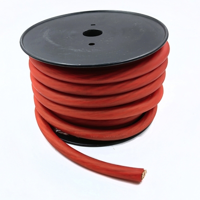 1/0 AWG Oversize Gauge 4/0 GA Car Audio OFC Cable de alimentação Soft Touch Flexível PVC Jaqueta