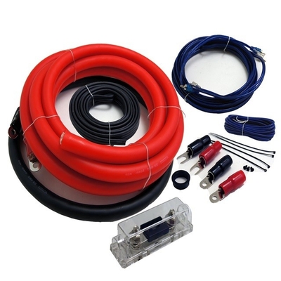 Kit de fiação do amplificador de automóvel de cobre OFC compatível com a especificação completa dos EUA CEA-2015 0GA AWG