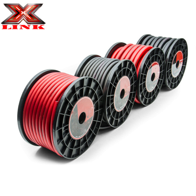 OFC Conductor Car Audio Battery 0 Gauge 4 Gauge 8 Gauge Power Wire com isolamento de PVC