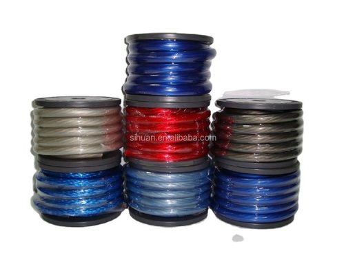 Compatível com a CEA-2015 Full Car Audio 4 Gauge Power Wire PVC Isolado