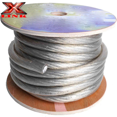 Casaco de PVC suave Super suave Flexível Frigorífico 0ga Carro Amp Cable de energia fio em qualquer cor