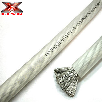 Casaco de PVC suave Super suave Flexível Frigorífico 0ga Carro Amp Cable de energia fio em qualquer cor