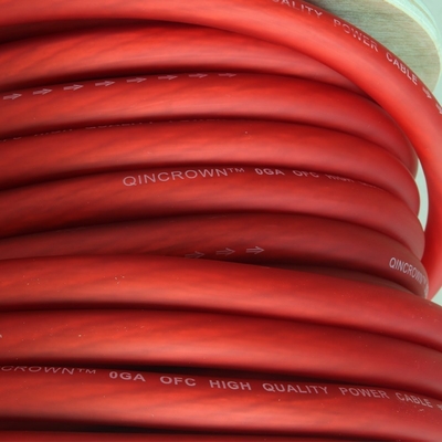 Soft PVC Jacket Car Audio 2/0 Gauge/awg Amp Cable de Terra de Potência 50mm 35mm 20mm 16mm