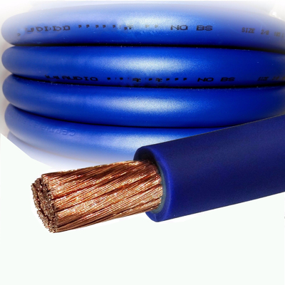 CCA Condutor Automóvel Áudio Ground Power Wire Transparente PVC Jacket Top Flex 4 AWG Gauge