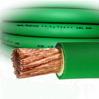 CCA Condutor Automóvel Áudio Ground Power Wire Transparente PVC Jacket Top Flex 4 AWG Gauge