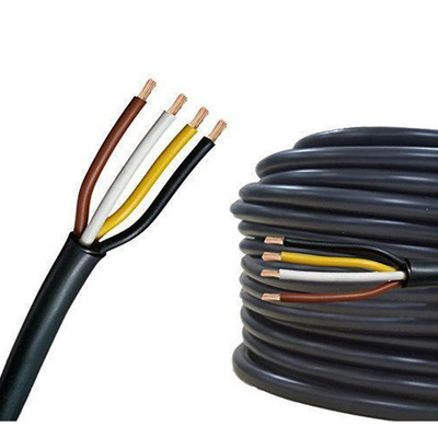 RVV Flexível PVC Jacket Flat Wire Cable Elétrico para fácil instalação e manutenção em aplicações industriais