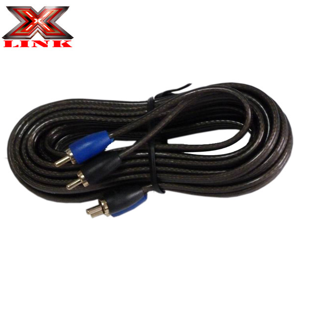 Cabos de áudio RCA automáticos Y adaptador 0ft Cabos RCA blindados com material de isolamento de PVC