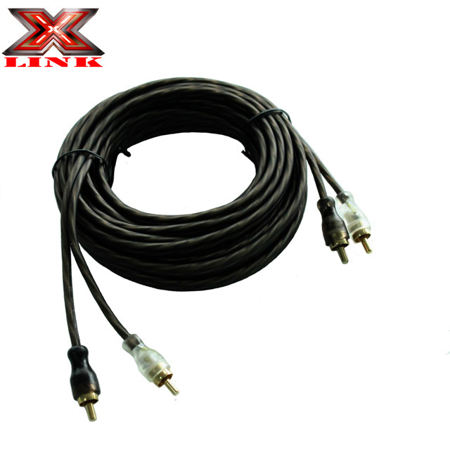 Cable de áudio RCA de macho para macho para alto-falante estéreo ou conector de subwoofer Tipo Nenhum