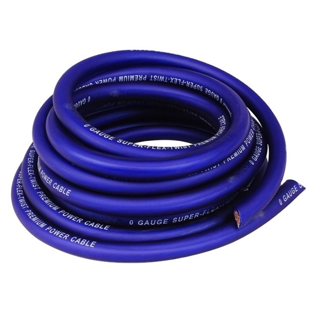 SAEJ 1128 Stinger True Gauge 1/0 AWG Torcido OFC Car Audio Power Wire para desempenho