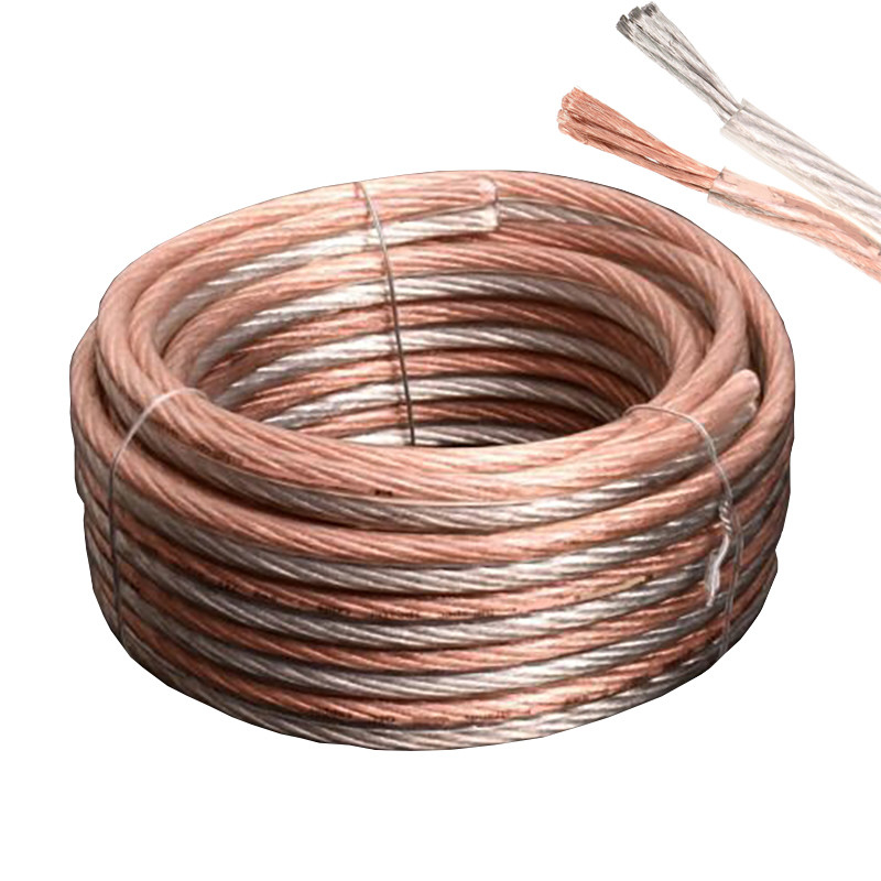 150 pés 12 Awg cabo de alto-falante alto com blindagem de combinação CCA fio de alto-falante personalizado