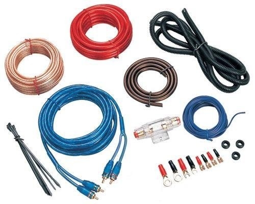 Kit de fiação de instalação de um amplificador de áudio para automóveis OFC