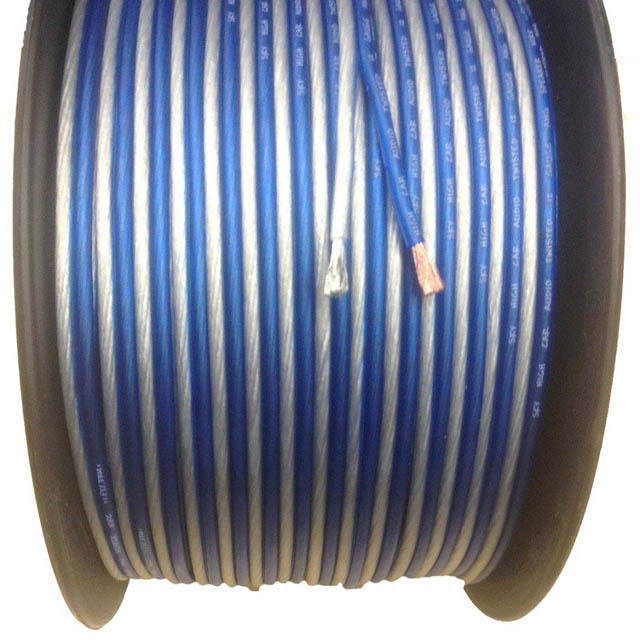 8.0mm Diâmetro externo OFC alto-falante cabo de áudio Made com 99,99% de cobre livre de oxigênio