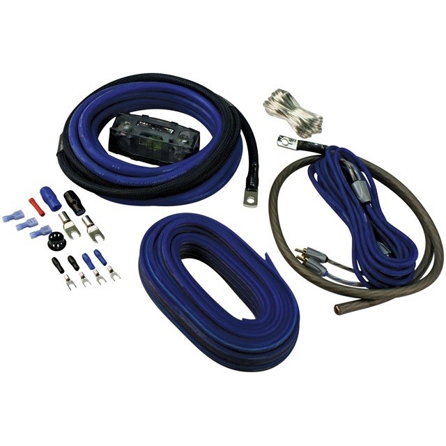 1500W Amplificador de carro Instalar Kit de fiação Cable de alimentação de condutor único e suporte de fusível