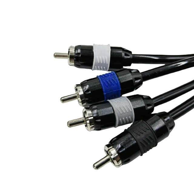 Cabo RCA de cobre com condutor OFC em qualquer cor