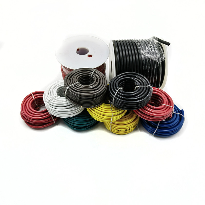 10 12 14 16 18 AWG Gauge GA Automotive Primary Wire Cabo elétrico com PVC Jacket