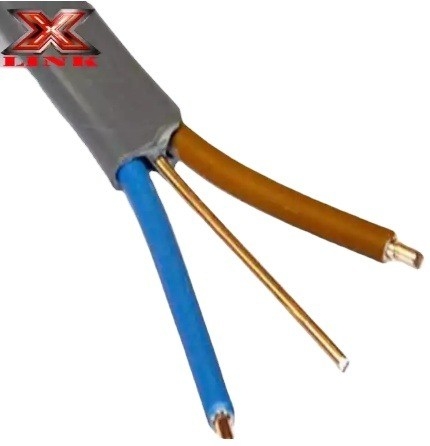 1.5mm2 2.5mm2 Twin Earth Cable Ground Electric Wire Stranded Copper Conductor para o seu