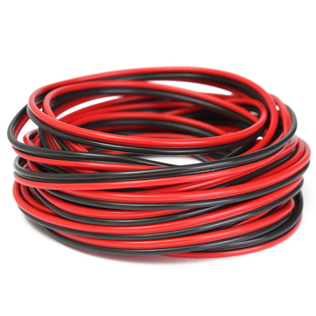 Graduação profissional 16 Gauge CCA OFC Speaker Wire com PVC Jacket em vermelho e preto