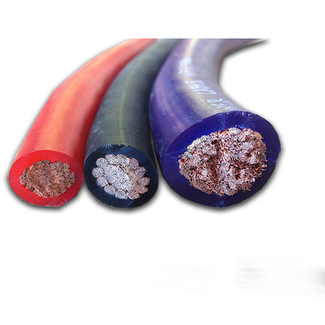 Casaco de PVC suave 20mm2 35mm2 50mm2 16mm2 10mm2 Cabo de alimentação do amplificador para áudio do carro