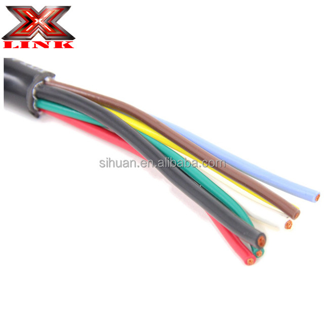 14 Gauge Cabo flexível de pvc de baixa tensão LED 10 12 14 16 18 Gauge
