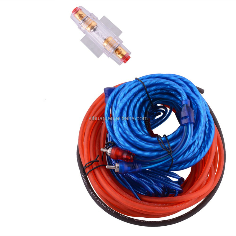 CCA 8ga Car Amplifier Power Kit para desempenho e fácil instalação