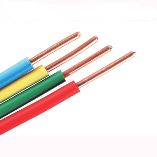 BV RVV Cabos elétricos de cobre com tipo de condutor enfiado e camada de PVC