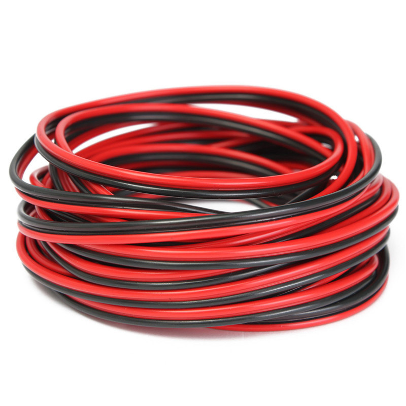 Não blindado 12 Gauge Stranded Wire Car Audio OFC 2 Core Soft Speaker Cable com OFC em lata