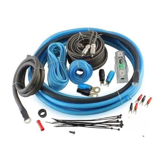Kit de fiação do amplificador de automóvel de cobre OFC compatível com a especificação completa dos EUA CEA-2015 0GA AWG