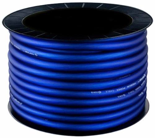 OFC Conductor Car Audio Battery 0 Gauge 4 Gauge 8 Gauge Power Wire com isolamento de PVC